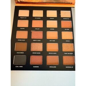 ICONIC LONDON Hotting Up Eyeshadow Palette New In Box 20 Shades Makeup Neutrals
